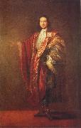 Sebastiano Bombelli Full-length Portrait of paolo querini as procurator of San Marco oil painting
